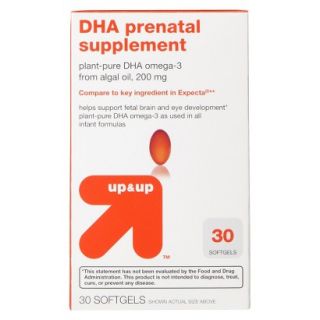 up & up DHA Prenatal Supplement Softgels   30 Count
