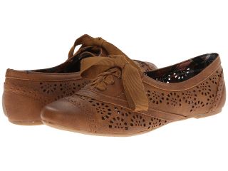 Not Rated Rosebud Womens Lace up casual Shoes (Tan)