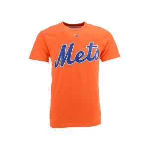 New York Mets David Wright Majestic MLB Official Player T Shirt