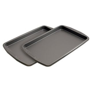 G&S Metal Large Cookie Pan Set   Gray