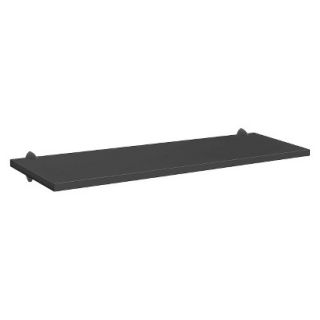 Wall Shelf Black Sumo Shelf With Black Ara Supports   45W x 12D