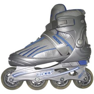 Boys Roces Adjustable Inline Skates   Sliver/ Blue (Small)