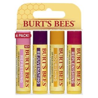 Burts Bees Lip Balm 4 Pack   Mixed Fruit   0.15 oz