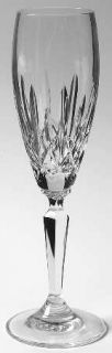 Waterford Mourne Fluted Champagne   Vertical/Crisscross Cut,Faceted Stem