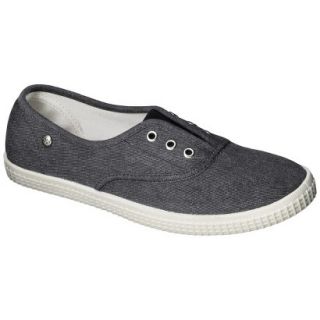 Womens Mad Love Leah Canvas Loafer   Grey 10