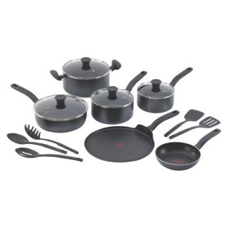 T fal Simply Clean Total 15 piece Charcoal Non Stick Cook Set