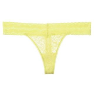 Gilligan & OMalley Womens All Over Lace Thong   Sunlit Vine XL