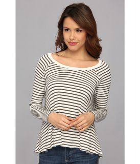 Free People Striped Rockabilly Thermal Womens T Shirt (Multi)