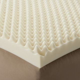 Enhance Highloft 4 Memory Foam Topper   White (King)