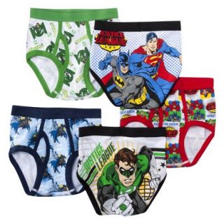 Justice League Boys 5 Pack Brief Set  Assorted 8