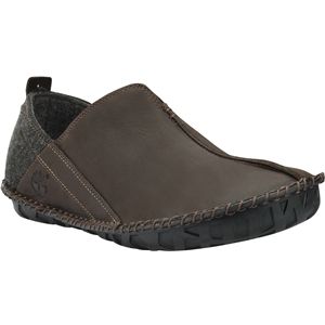 Timberland Mens Front Country Lounger Leather Slip On Dark Brown Oiled Nubuck Shoes, Size 10 M   5703R
