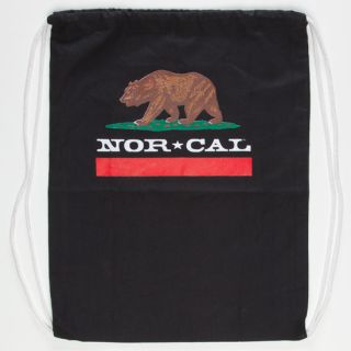 California Bear Cinch Sack Black One Size For Men 219686100