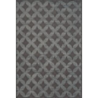 Settat Grey Graphic Wool Area Rug (710x11)