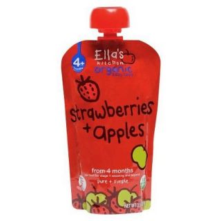 Ellas Kitchen Organic Baby Food Pouch   Apples & Strawberries 3.5 oz (7 Pack)