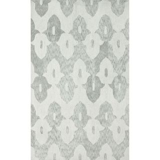 Nuloom Hand hooked Light Grey Wool Rug (36 X 56)