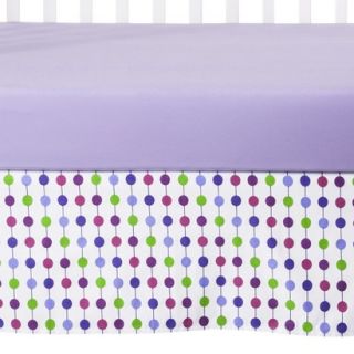 Botanical Purple Crib Skirt