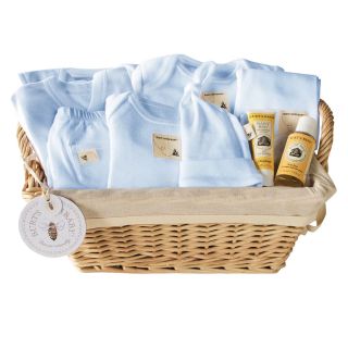 BURTS BEES BABY Burts Bees Baby 10 pc. Welcome Home Basket   Sky, Boys