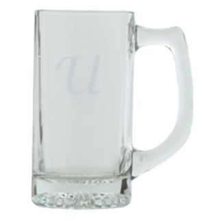 Script Monogram Beer Mug Set of 4   U