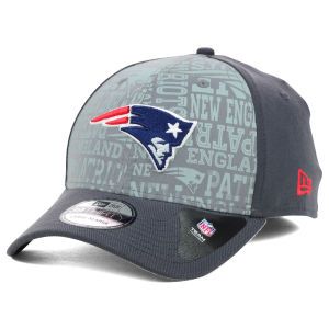 New England Patriots New Era 2014 NFL Draft Graphite 39THIRTY Cap