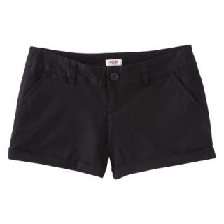 Mossimo Supply Co. Juniors Mid Length Woven Short   Black 11