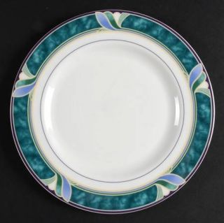 Lenox China Emerald Bay Salad Plate, Fine China Dinnerware   Casual Images, Gree