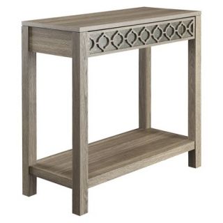 Console Table Office Star Helena Foyer Table (Greco Medium Brown (Oak) Finish)