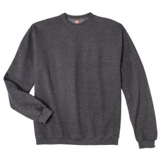 Hanes Premium Mens Fleece Crew Neck Sweatshirt   Slate Heather M
