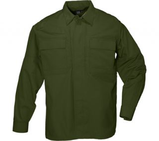 Mens 5.11 Tactical Long Sleeve TDU Shirt   Ripstop   TDU Green BDUs