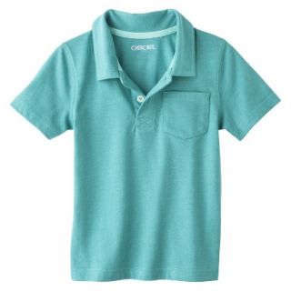 Cherokee Infant Toddler Boys Short Sleeve Polo Shirt   Aqua 18 M