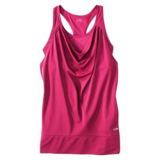 C9 by Champion Womens Cowl Neck Layered Tank   Pomegranate S