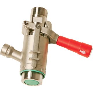 LiquiDynamics Stainless Steel RSV Fill Coupler   35 GPM, Model 195205F