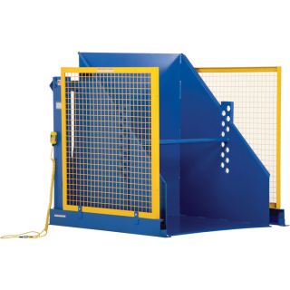 Vestil Hydraulic Box Dumper   4000 lb. Capacity, 60 Inch Dump Height, Model HBD 