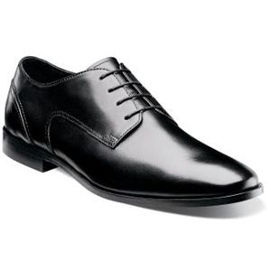 Florsheim Mens Jet Plain Ox Black Smooth Shoes, Size 8.5 3E   14121 001
