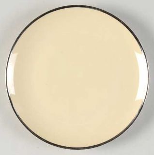 Pickard Apollo Bread & Butter Plate, Fine China Dinnerware   Yellow With Platinu