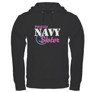  Proud Navy Sister Hoodie (dark)