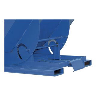 Vestil Self Dumping Steel Hopper   Bumper Release, 2000 lb. Capacity, 1/3 Cubic