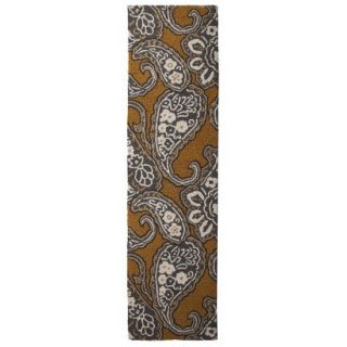 Threshold Paisley Runner   Gold Rush (110x7)