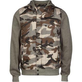Front Line Mens Jacket Camo Green In Sizes X Large, Small, Large, Me