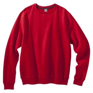 C9 by Champion Mens Long Sleeve Fleece Crew Neck Sweatshirts   Red L