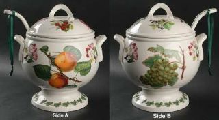 Portmeirion Pomona Tureen & Lid with Ladle, Fine China Dinnerware   Fruit And Fl