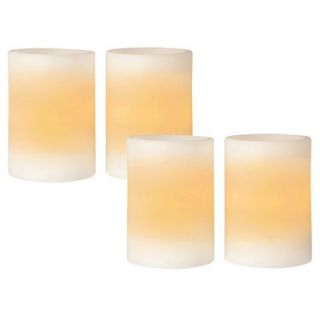 Room Essentials 4 Pack 3x4 Straight Edge Candles