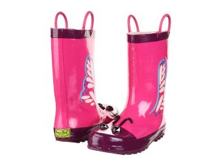 Western Chief Kids Butterfly Rainboot Girls Shoes (Pink)