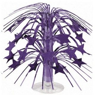 Purple Star Mini Cascade Centerpiece