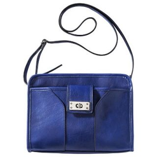 Merona Solid Crossbody Handbag   Blue