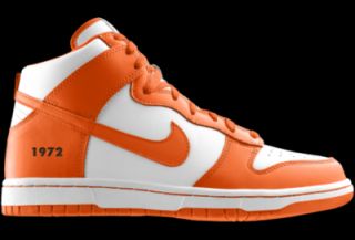 Nike Dunk High Be True iD Custom Kids Shoes (4y 6y)   Orange