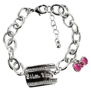 Hello Kitty Chain Bracelet   Silver