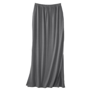 Mossimo Petites Tie Waist Maxi Skirt   Gray XLP