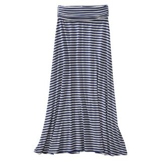 Merona Womens Knit Convertible Maxi Skirt   Waterloo Blue/Cream   XXL