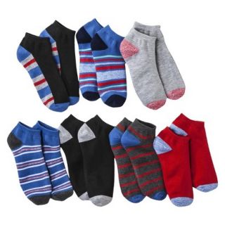 Cherokee Boys 7 Pack Printed Low Cut Socks   Assorted 5.5 8.5