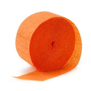 Bright Orange (Orange) Crepe Paper